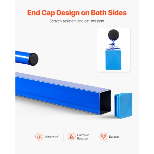 Vis à béton VEVOR de 48 po, vis avec fiole de niveau, nettoyage facile et embout, légère en aluminium et poignée réversible pour niveler les