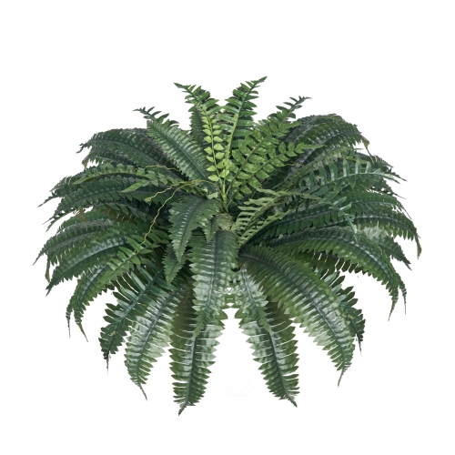 VEVOR 2 Pcs Artificial Ferns , Natural Spread Diameter 43-47 Inch, Large Hanging Artificial Boston Ferns, Fake Plant Wall Decor with 50 Branches,