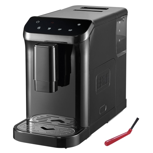 Machine à espresso automatique de 15 bars VEVOR – Moulin intégré avec réglages de mouture à 15 niveaux, cafetière à espresso professionnelle avec