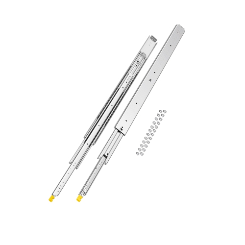 VEVOR  1 Pair Full Extension Drawer Slides 18 20 22 28 30 32 36 38 40 44 48 52 56 60 In, 500Lbs Capacity Locking Drawer Slides, Ball Bearing w Lock