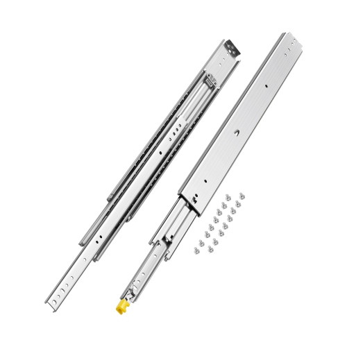 VEVOR  2-Set Drawer Rails, Full Extension, Available In Various Sizes From 16 to 60 Inches, 500 Lbs Weight Limit, Lockable, Ball Bearing, Side Mount