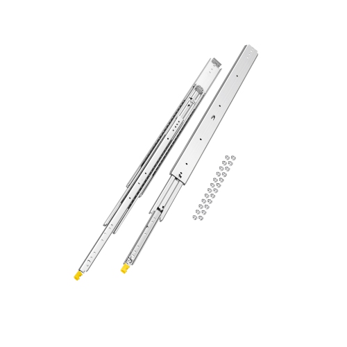 VEVOR 1 Pair Full Extension Drawer Slides 18 20 22 28 30 32 36 38 40 44 48 52 56 60 in, 500lbs Capacity Locking Drawer Slides, Ball Bearing with Lock