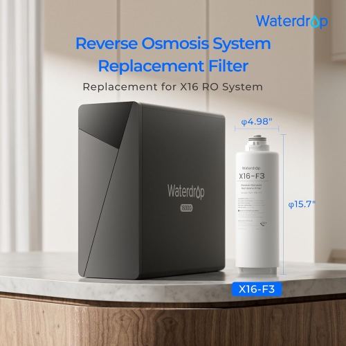 Filtre de rechange WD-F2 supplémentaire pour système d'osmose inverse Waterdrop X16