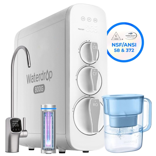 WATERDROP  G3P800 Reverse Osmosis System Extra Wd-Pt-07B Water Filter Pitcher This is great product ezy