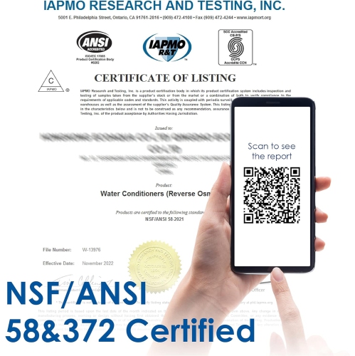 Système d'osmose inverse G3P600 d'Waterdrop Pichet à filtre à eau WD-PT-05P supplémentaire