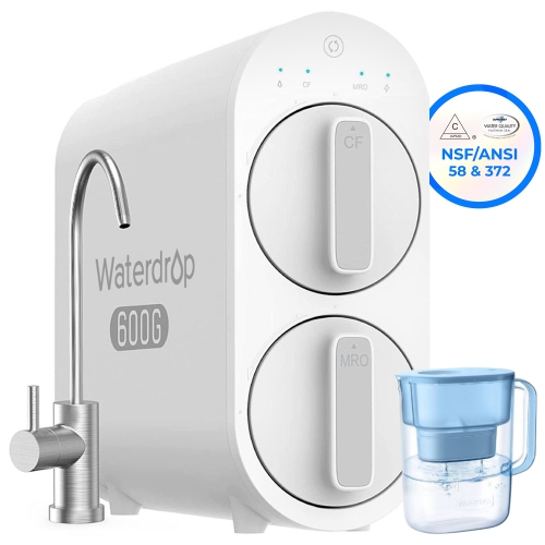 Système d'osmose inverse G2P600 d'Waterdrop Pichet à filtre à eau WD-PT-07&nbsp;B supplémentaire