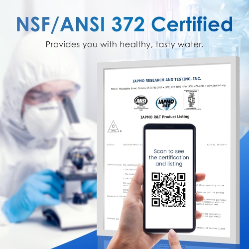 Système d'osmose inverse G2P600 d'Waterdrop Pichet à filtre à eau WD-PT-07 B supplémentaire