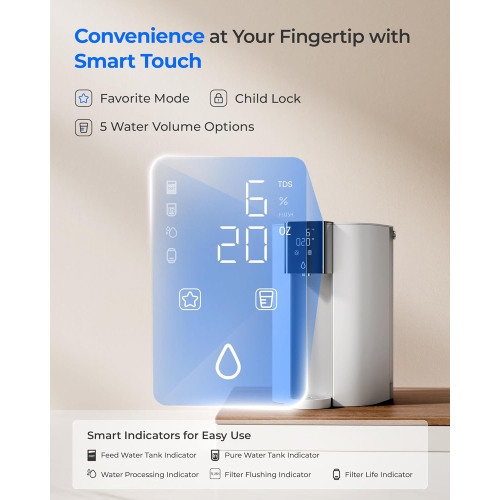 Filtre à eau WD-C1S à osmose inverse Waterdrop Extra