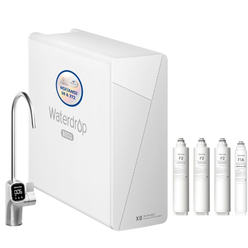 Waterdrop X8 Reverse Osmosis System Multi-method Reverse Osmosis Filtration System