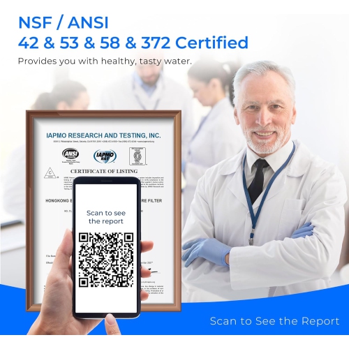 Filtres à eau à osmose inverse G3P800 Extra WD-G3-N1CF-3 de Waterdrop