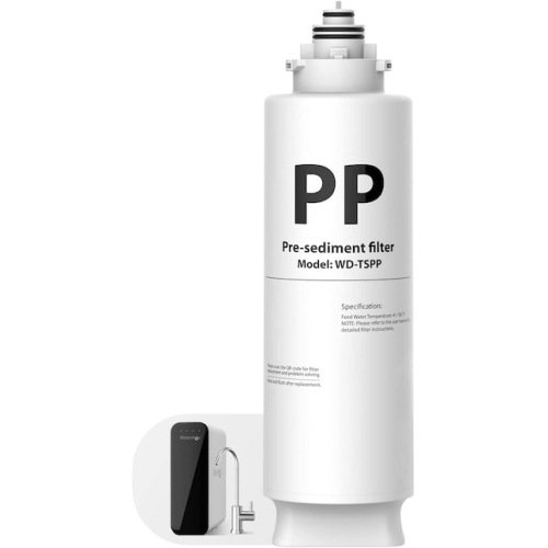 Filtre à eau à sédiments pour dessous d'évier TSPP en gouttes d'eau, système TSU-W de rechange