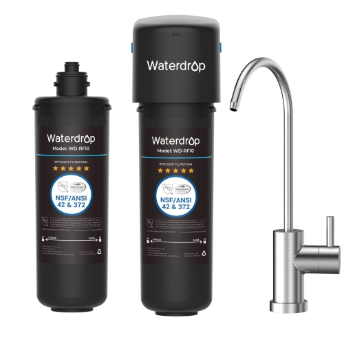 Système de filtration d'eau pour dessous d'évier Waterdrop 10UB, filtre RF10 supplémentaire