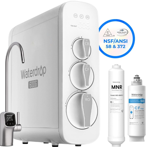 Filtres à eau MNR35 WD-G3-N1CF WD-G3-N1CF à osmose inverse Waterdrop G3P600