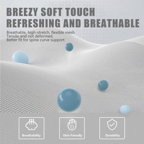 Dowinx High Back Gaming Chair for Adults Big and Tall, Office Chair Fabric with Pocket Spring Cushion, Ergonomic Computer Chair with Massage Lumbar