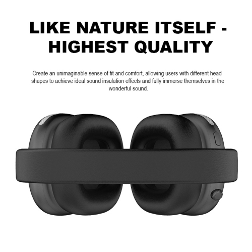 Active Noise Cancelling On-Ear Headphones with Bluetooth 5.3 Connectivity - 40mm Hi-Fi Drivers, Removable Magnetic Eartips, and Long Battery Life -