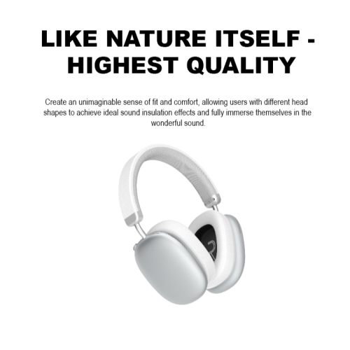 Active Noise Cancelling On-Ear Headphones with Bluetooth 5.3 Connectivity - 40mm Hi-Fi Drivers, Removable Magnetic Eartips, and Long Battery Life -