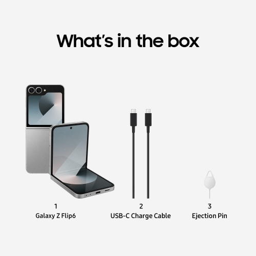 Boîte ouverte, Galaxy Z Flip6 256&nbsp;Go de Samsung déverrouillé - Caméra 50&nbsp;Mpx, écran pliable 120&nbsp;Hz, jaune