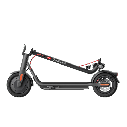 Refurbished Excellent - NAVEE V40N Foldable Electric Scooter w/ 25 Miles Max Operating Range & 20 mph Max Speed - Black
