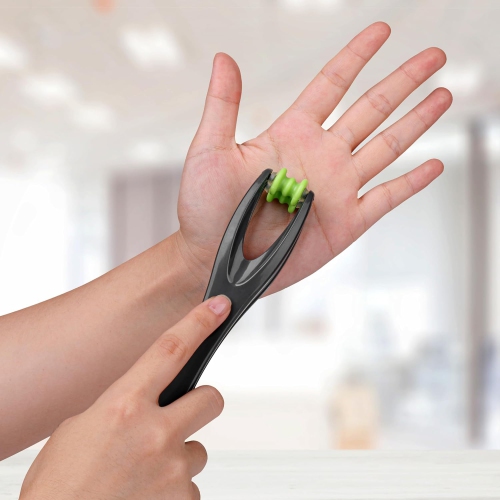 Dual‑Sided Finger Massager Roller – Portable Deep‑Tissue Acupressure Tool for Arthritis, Carpal Tunnel & Tendonitis Relief, Handheld ABS Massage