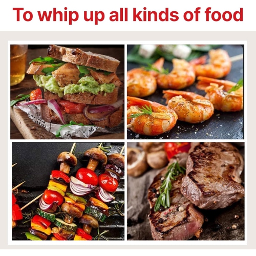 Panini Grill Press Bread Maker, Double Side Heating Non Stick Bread Machine with Anti Heat Handle Up to 6 850W Panini Maker for Breakfast Brunch