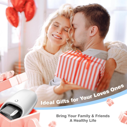 Hand Massager w/ Heating & Cooling Fan - 6 Modes x 6 Intensities, Touch Screen, Air Compression + Kneading, 3000mAh, 10-20 Min Timer, Pain Relief for