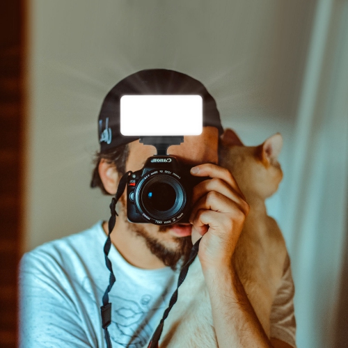 Mini lampe d'appoint rechargeable pour téléphone mobile pour prendre des photos Éclairage d'appoint DEL pour égoportraits