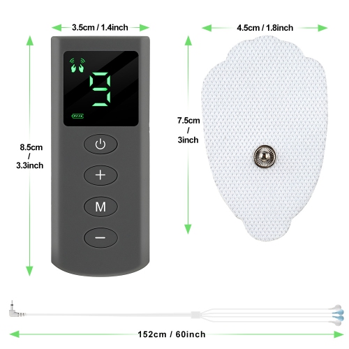 Patch Massager Electric Pulse Physiotherapy Massage Instrument Meridian Unblocking Shoulder Neck Patch Massager