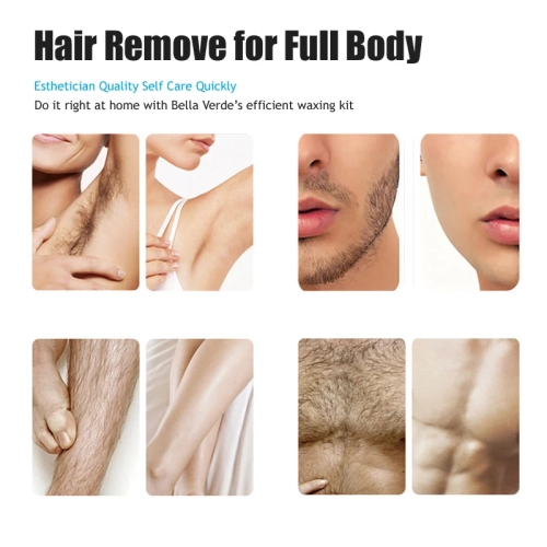 Hair Removal Wax Bean Heater, Wax Melting Heating Pot with LCD Temperature Display, Suitable for Men and Women