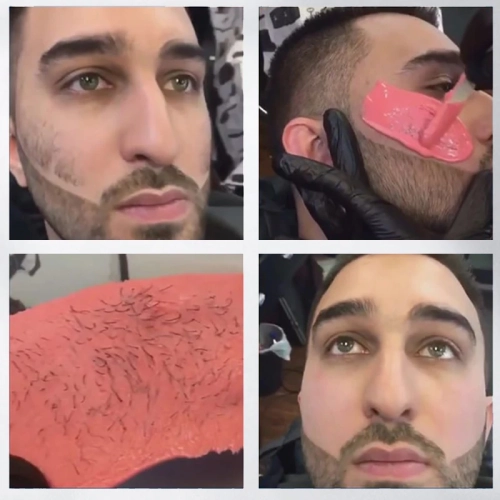 Hair Removal Wax Bean Heater, Wax Melting Heating Pot with LCD Temperature Display, Suitable for Men and Women