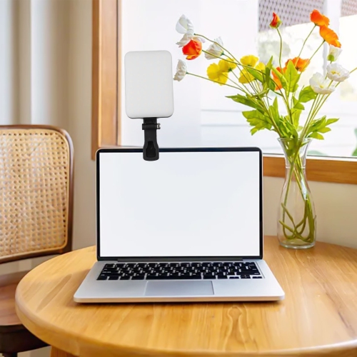 Mobile Phone Fill Light, 60LED Fill Light, Pocket Photography, Mobile Phone Live Streaming Light, Mini Portable Photography Fill Light - White