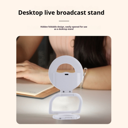 Lampe d'appoint magnétique chaude à trois couleurs, anneau lumineux LED rechargeable, lampe de caméra portative pour iPhone, lampe de photographie