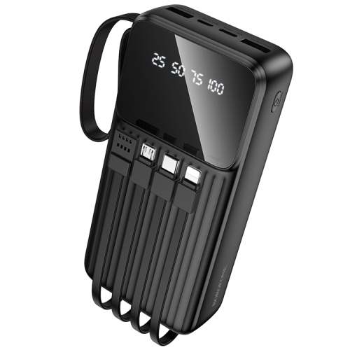 Chargeur portable intelligent BBBBoundone 20000&nbsp;mAh 76&nbsp;A - 2 ports USB - avec câbles de type C, 8 broches et micro USB noirs