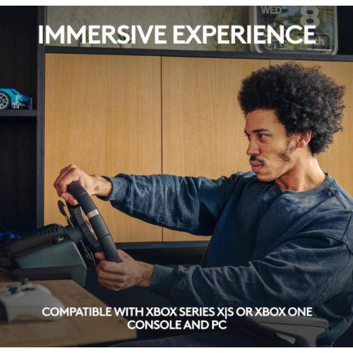 Logitech G920 Driving Force Racing Wheel and Floor Pedals for Xbox Series X|S, Xbox One, PC, Mac - Black
