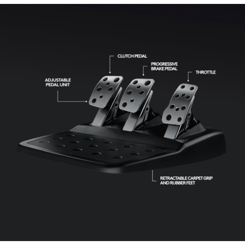 Logitech G920 Driving Force Racing Wheel and Floor Pedals for Xbox Series X|S, Xbox One, PC, Mac - Black