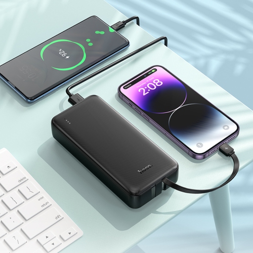 20000 mAh avec câble de recharge intégré, chargeur portable rapide 118 A