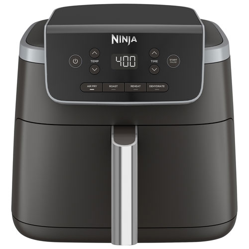 Refurbished Ninja Air Fryer Pro 4-in-1 - 4.7L (5QT) Capacity - Black AF141C