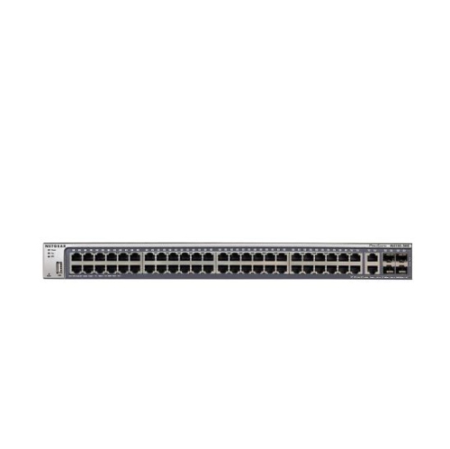 Refurbished – NetGear ProSafe M4100-50G-POE+ 50-Port Gigabit Managed Switch (GSM7248P) | Fiber Uplinks | Rackmount | Ethernet Port