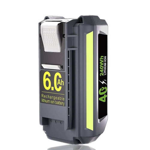 DR. BATTERY 40V 6Ah Ryobi Cordless Power Tools Battery for OP4015 OP4026 OP40201 OP40261 OP4030 OP40301 OP4040 OP40401 OP4050 OP4050A OP40501 OP40601