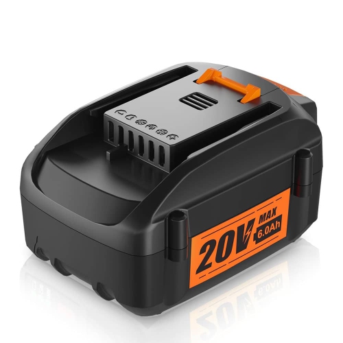 D R Batterie pour outils électriques sans fil Worx de 6&nbsp;Ah 20&nbsp;V pour WA3520 WA3525 WG151s WG155s WG251s WG255s WG540s WG545s WG890 WG891