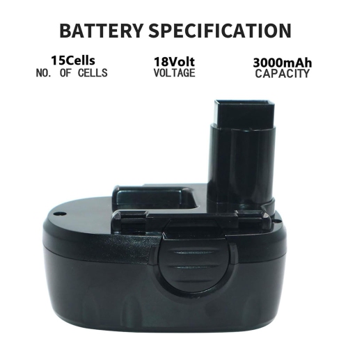 DR. BATTERY 18V 3Ah Worx Cordless Power Tools Battery for WA3152 WA3127 WG541 WG900 WG901 WG150 WG150s WG152 WG250 WA312