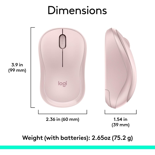 Refurbished Logitech MK270 Wireless Keyboard and Mouse Combo for Windows, 2.4 GHz, 8 Multimedia Keys, PC, Laptop, Wireless Keyboard Compact Mouse