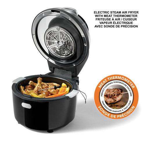 Heritage Infrared Steam Air Fryer - 4.3L/4.5Qt - Black