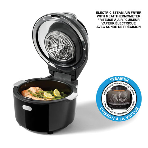 Heritage Infrared Steam Air Fryer - 4.3L/4.5Qt - Black