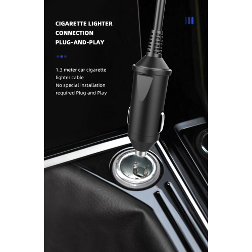 Bouilloire électrique de voyage pour l'auto, bouilloire portative, grand écran, chauffe-eau pour l'auto à réglage multi-température, tasse chauffante