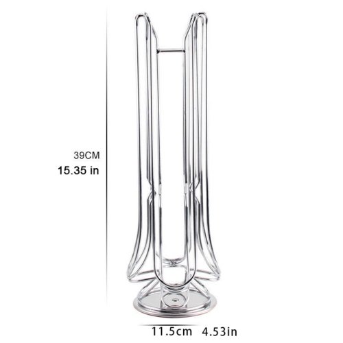 Support à capsules de café, compatible avec Vertuo, non vendu ou créé par Vertuo, capacité maximale de 24 dosettes, support rotatif pour dosettes de