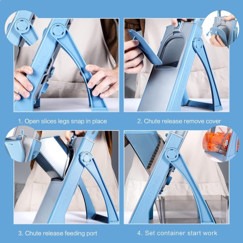 Coupe-pommes de terre réglable sécuritaire, hachoir à légumes, coupe-frites, hachoir à salade de légumes, artefact