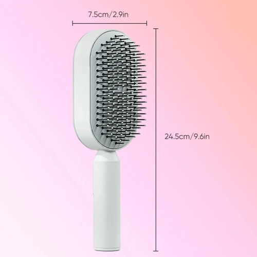 Brosse à cheveux autonettoyante, brosses à cheveux 3D Air Cushion pour femmes, peignes de massage Airbag pour femmes, brosse à cheveux pour cheveux