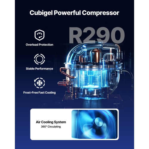 VEVOR 44" W Commercial Refrigerator,Pizza Prep Refrigerated Table, 20" Ultra Wide Countertop Food Prep Worktable, 11 Cu.Ft Single Door Salad Prep