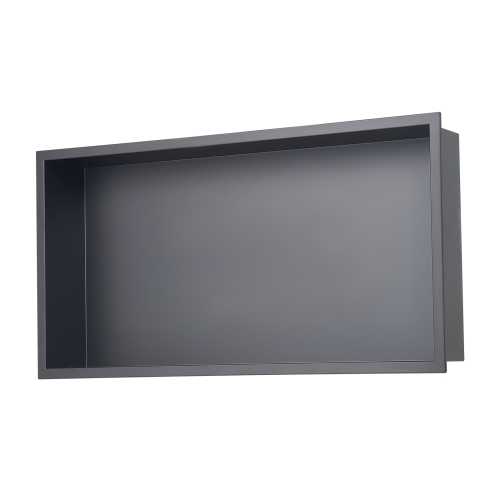 VEVOR 13 x 25 x 4 inch Shower Niche, Recessed Wall Niche, Heavy-duty Stainless Steel Modern Soap & Shampoo Storage Organizer, Sealed Waterproof,