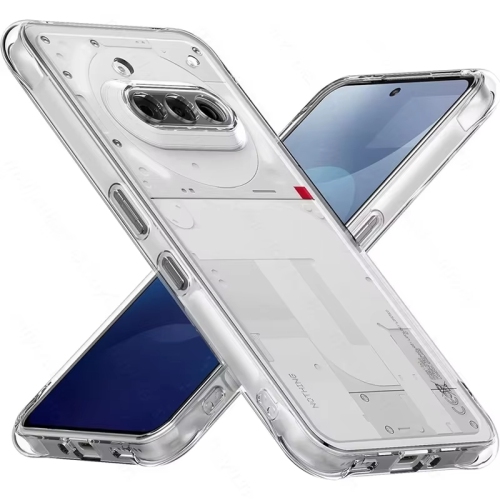 Luxury Noble Shockproof Soft Transparent Case For Nothing phone 3A Bumper Clear Case Cover - Clear